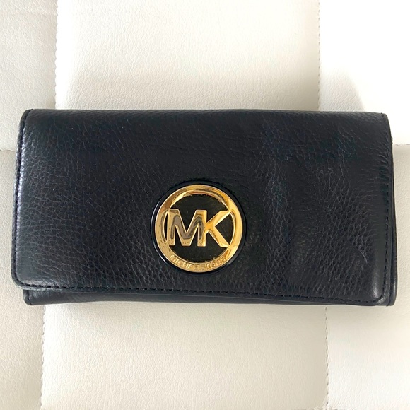 Michael Kors Black Leather Wallet